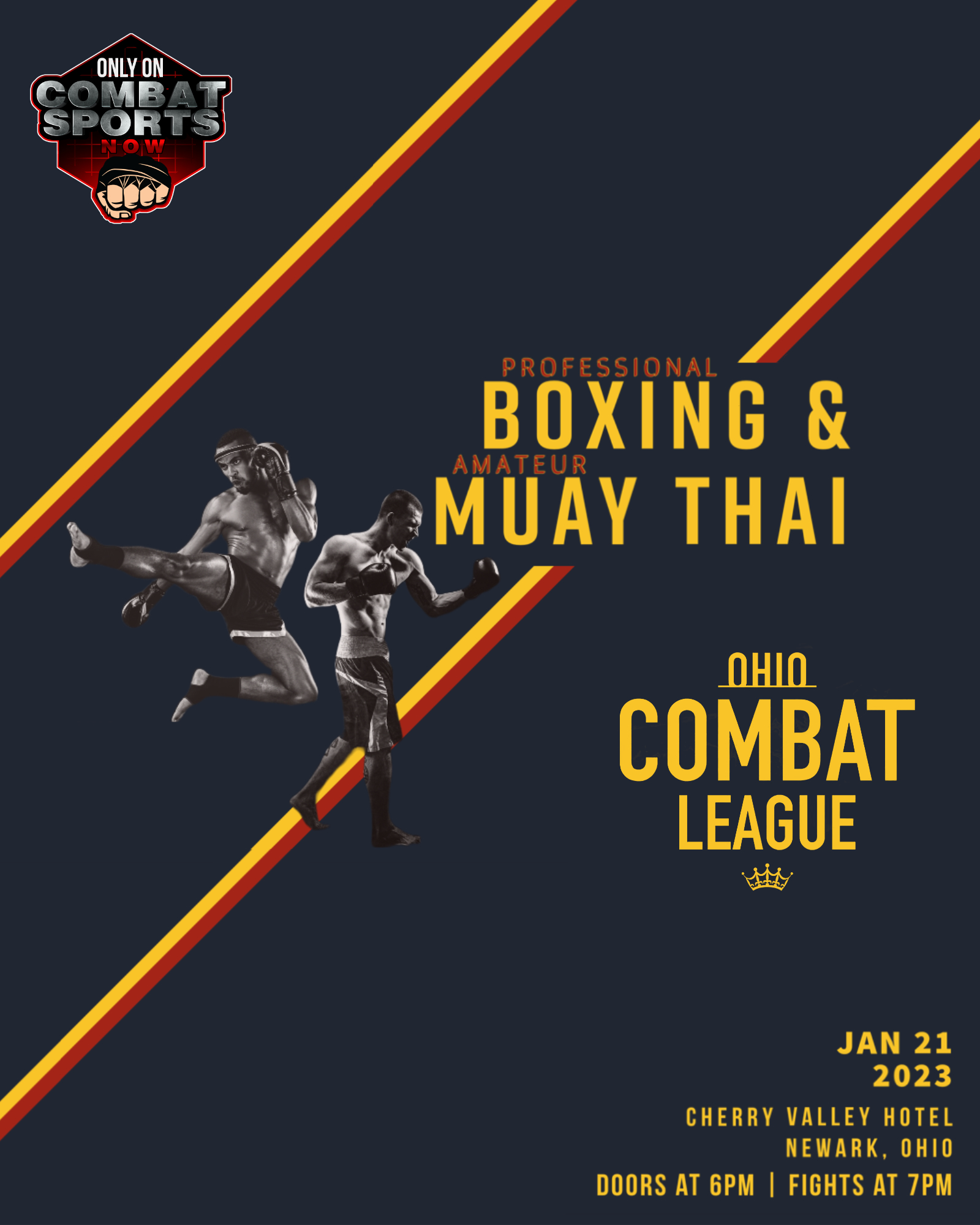 OCL Boxing & Mauy Thai: Davis vs Holstein Live on Combat Sports Now