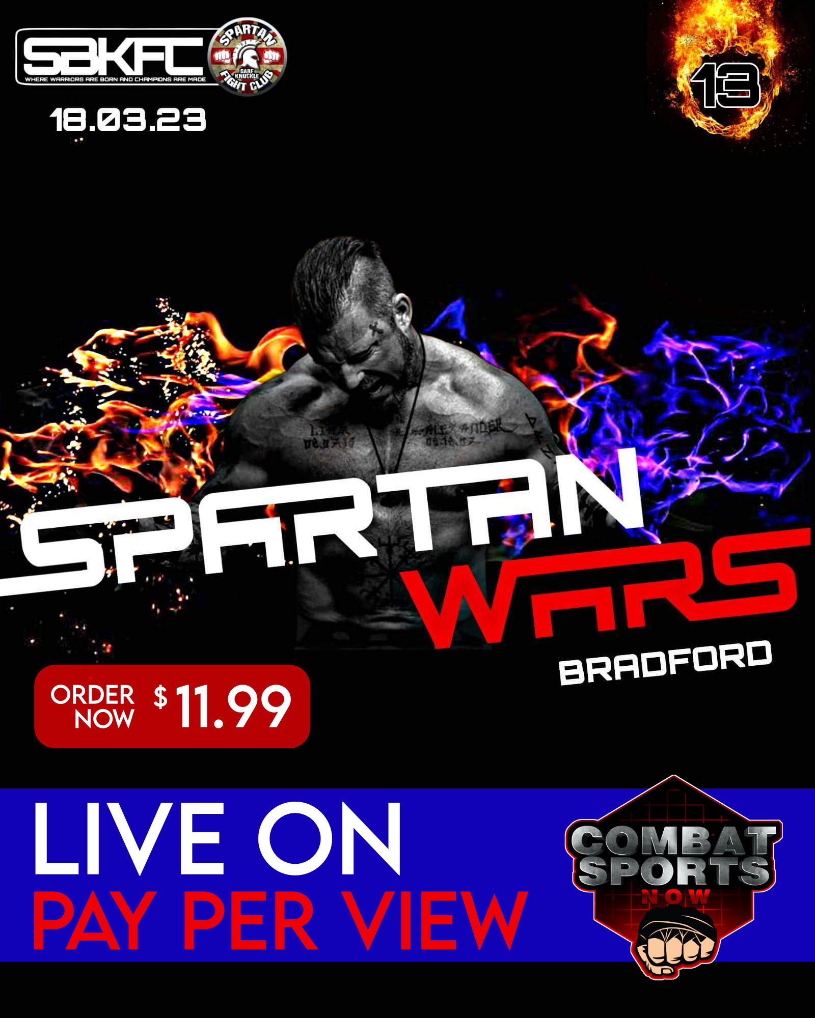 Spartan Wars 13 Live on Combat Sports Now