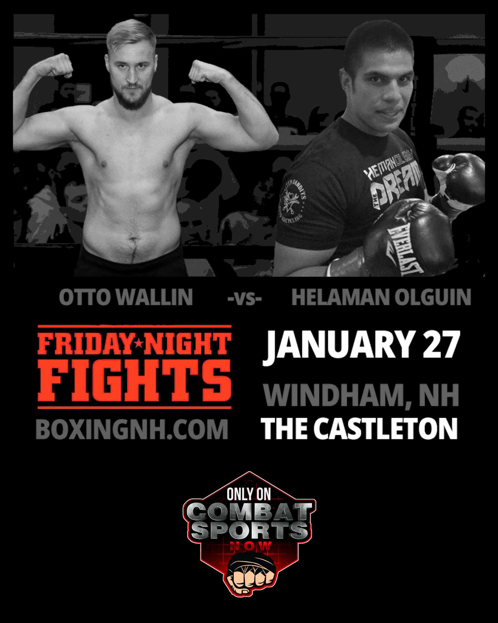 BBP Friday Night Fights Live on Combat Sports Now