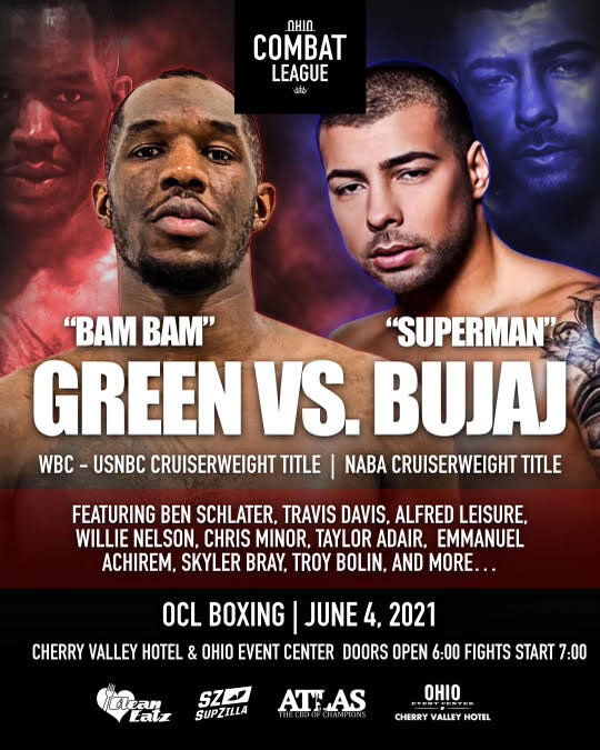 Ohio Combat League Boxing: Green vs Bujaj Live on Combat Sports Now