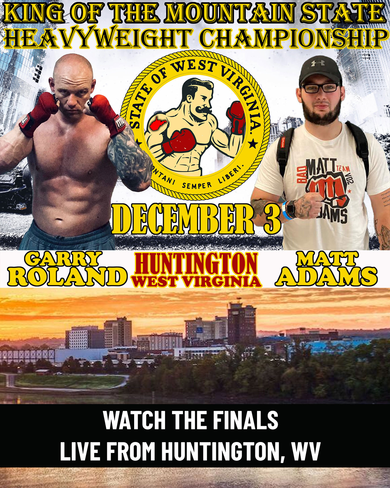 2021 King of WV Finals Live on Combat Sports Now