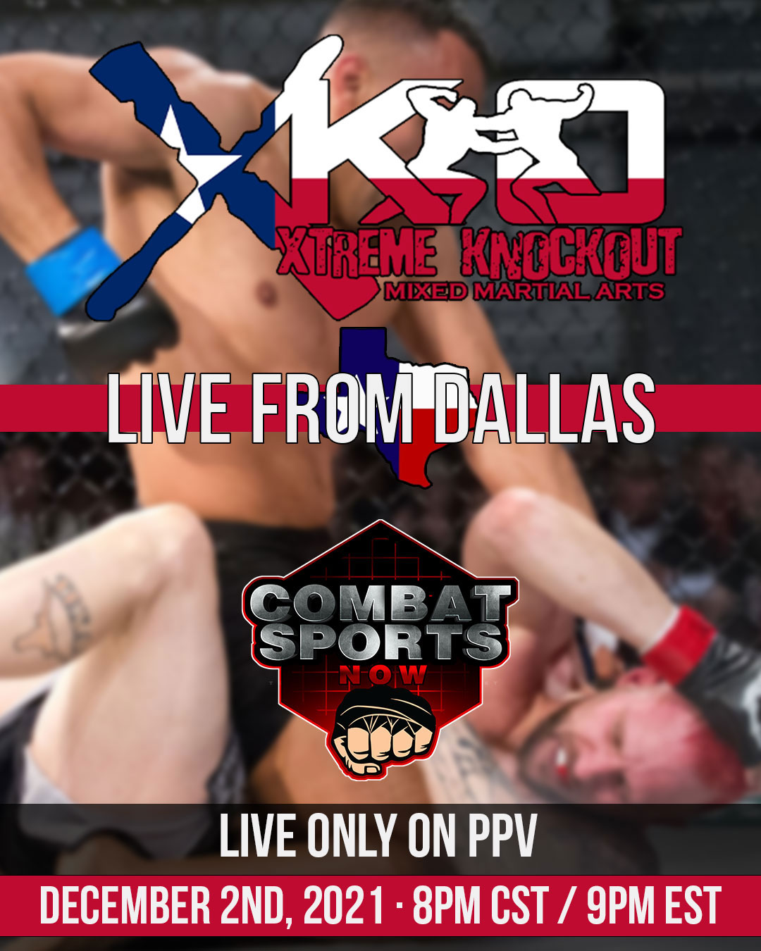 Watch XKO Live from Dallas on Combat Sports Now