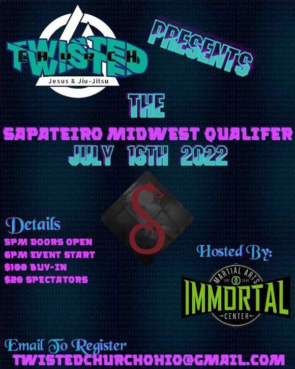 Watch Twisted Church Sapateiro Midwest Qualifier on Combat Sports Now