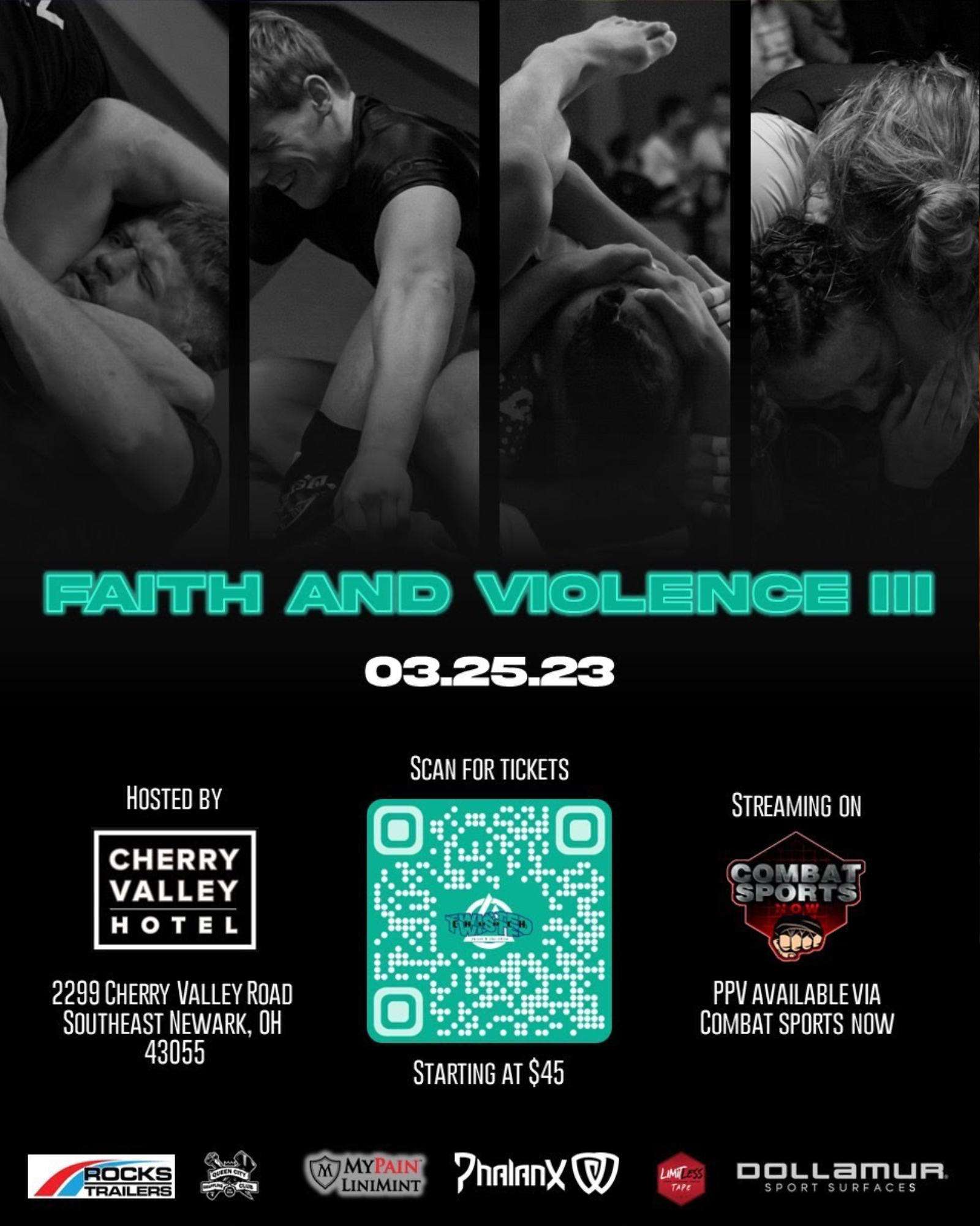 Faith and Violence Tour 3 Live on Combat Sports Now