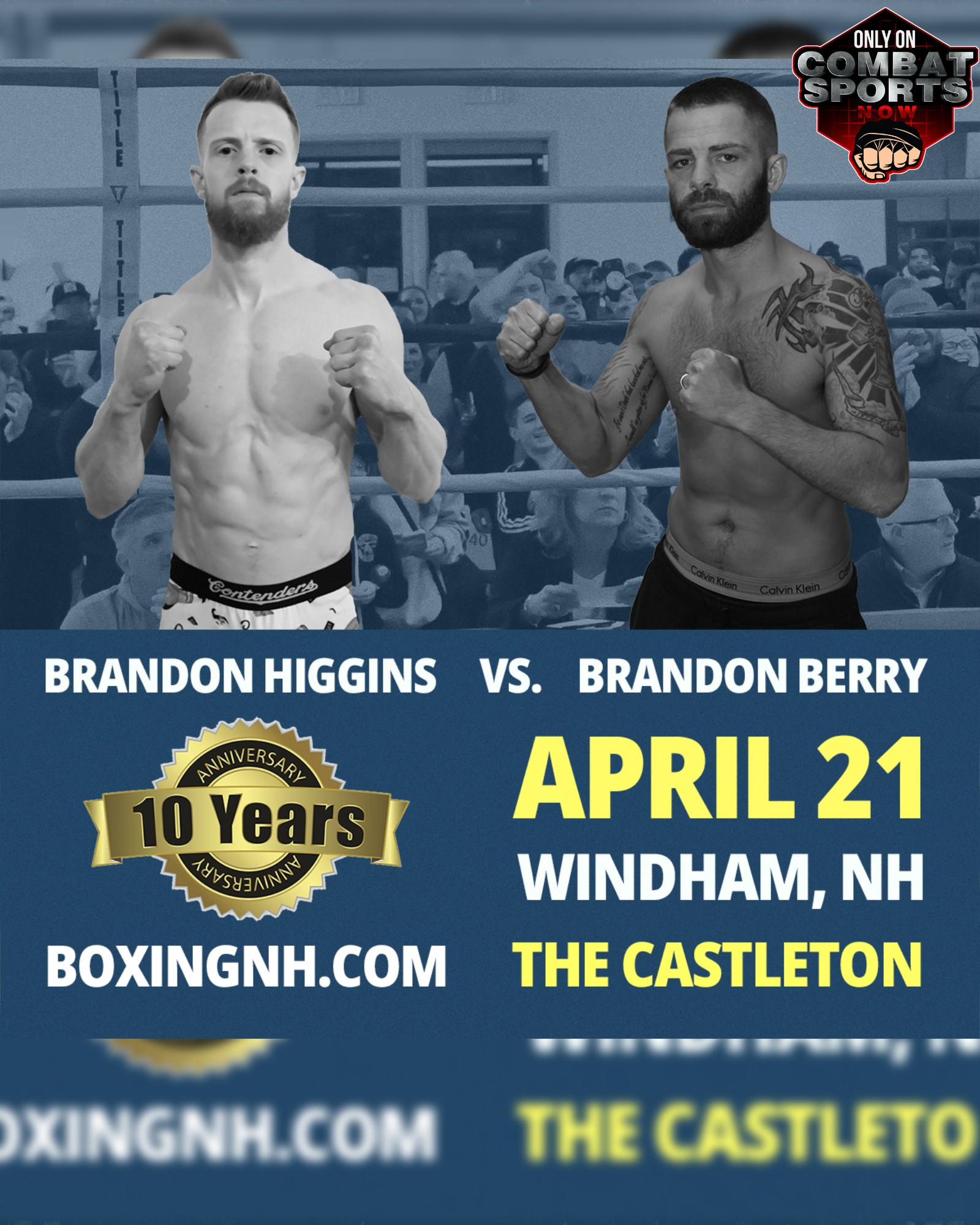 Watch BBP Higgins vs Berry on Combat Sports Now