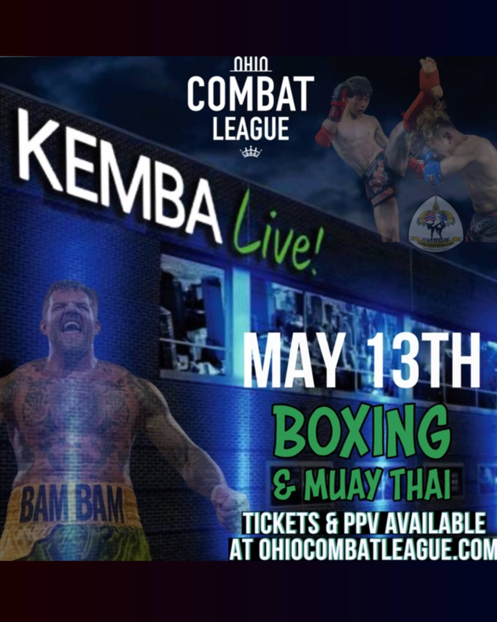 Watch OCL Boxing & Muay Thai on Combat Sports Now