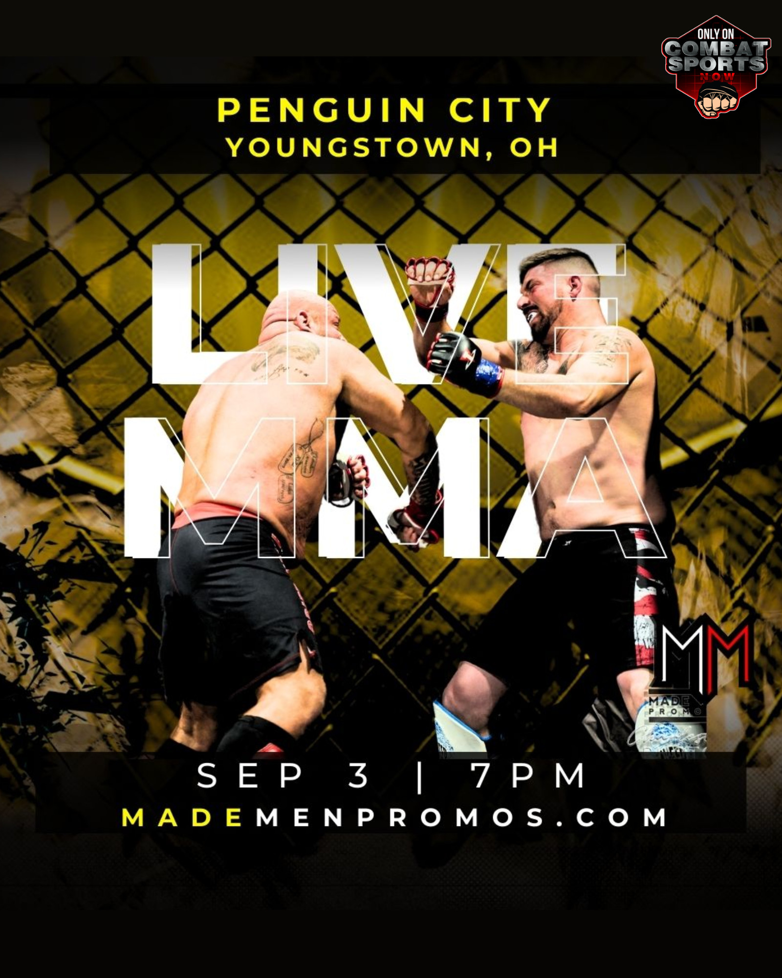Live MMA at Penguin City Brewing Company Live on Combat Sports Now