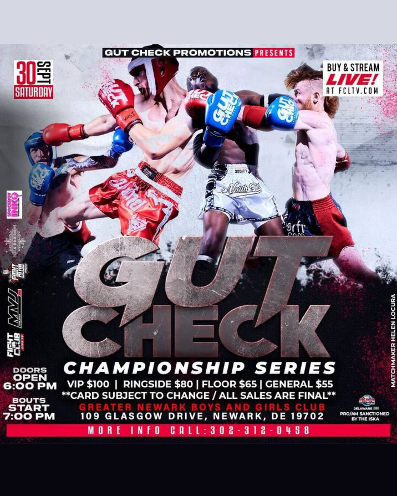 Watch FCLTV Gut Check Promotions Championship Series on Combat Sports Now