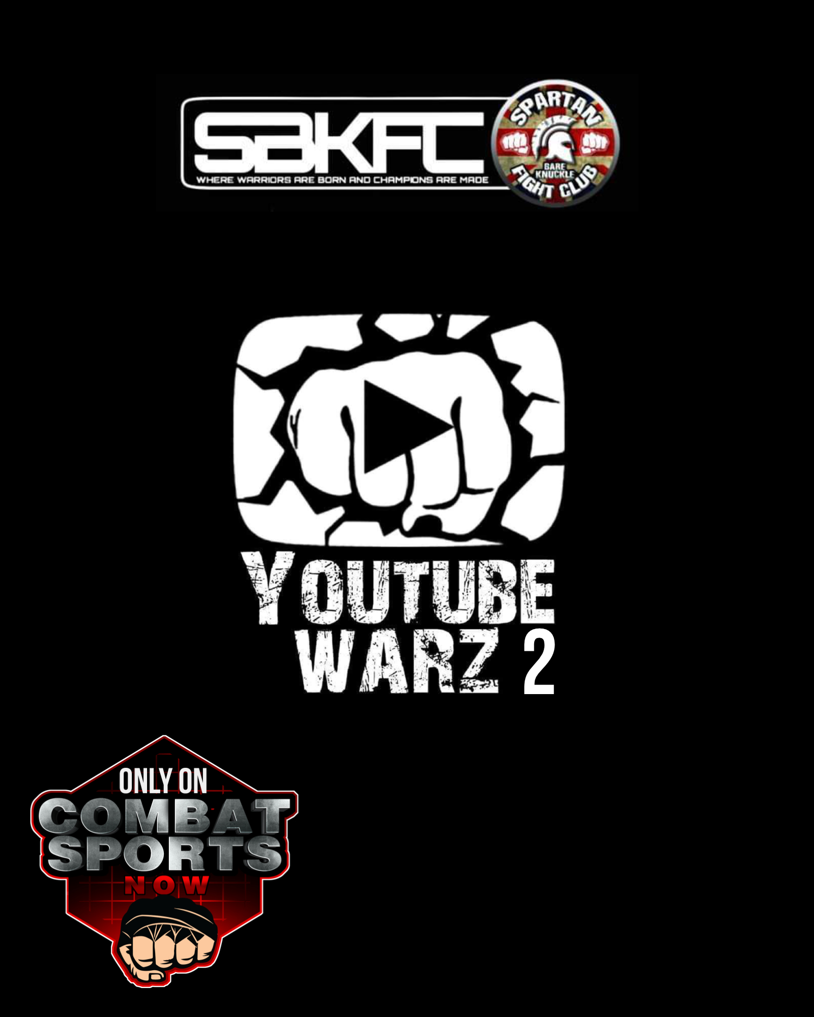 YouTube warz 2 Live on Combat Sports Now