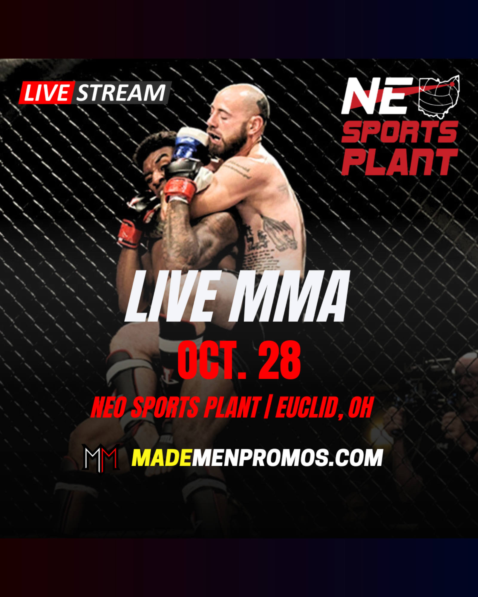 Watch Live MMA at NEO Sports Plant on Combat Sports Now
