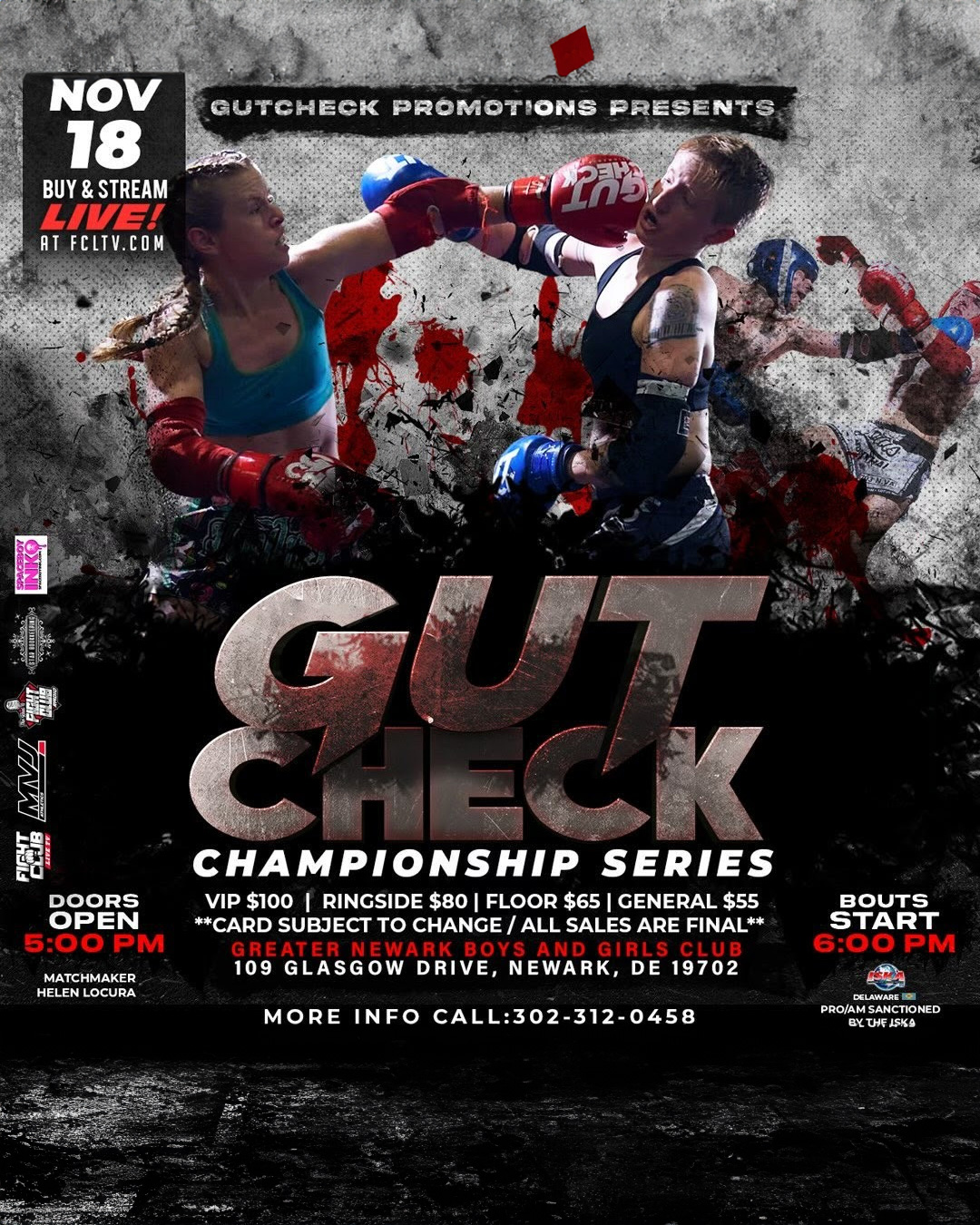 Gut Check Promotions Championship Series 2 Live on Combat Sports Now