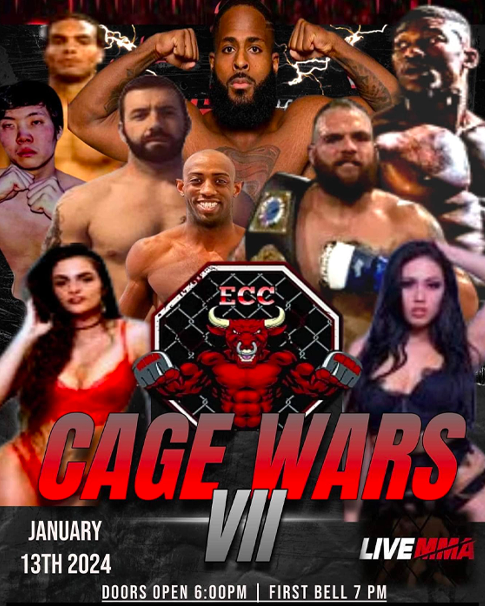 ECC Cage Wars 7 Live on Combat Sports Now