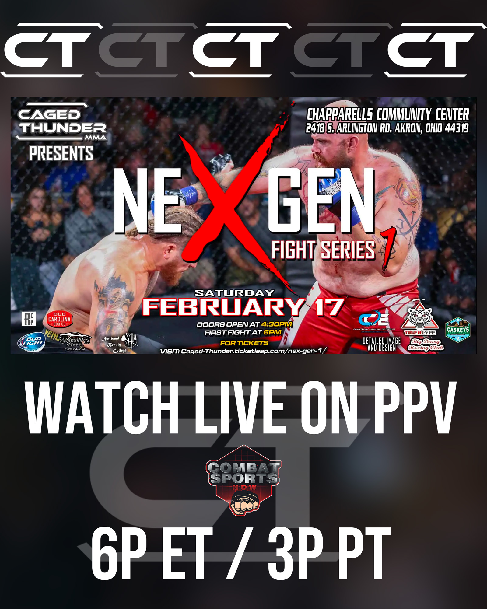 NexGen Fight Series 1 Live on Combat Sports Now
