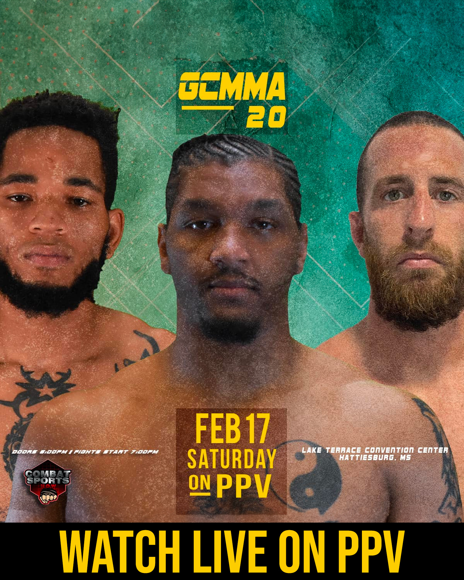 Watch Gulf Coast MMA 20 on Combat Sports Now