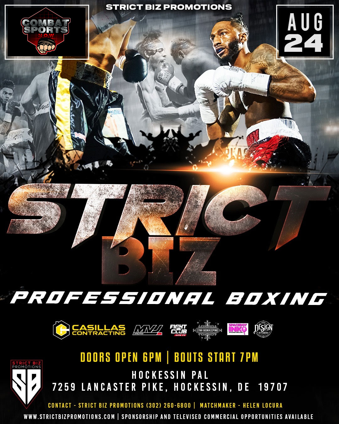 Gut Check Promotions Strict Biz Live on Combat Sports Now