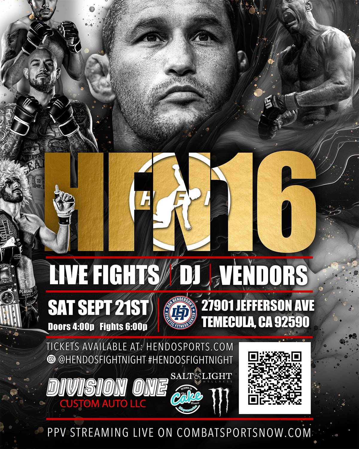 Watch Hendos Fight Night 16 on Combat Sports Now