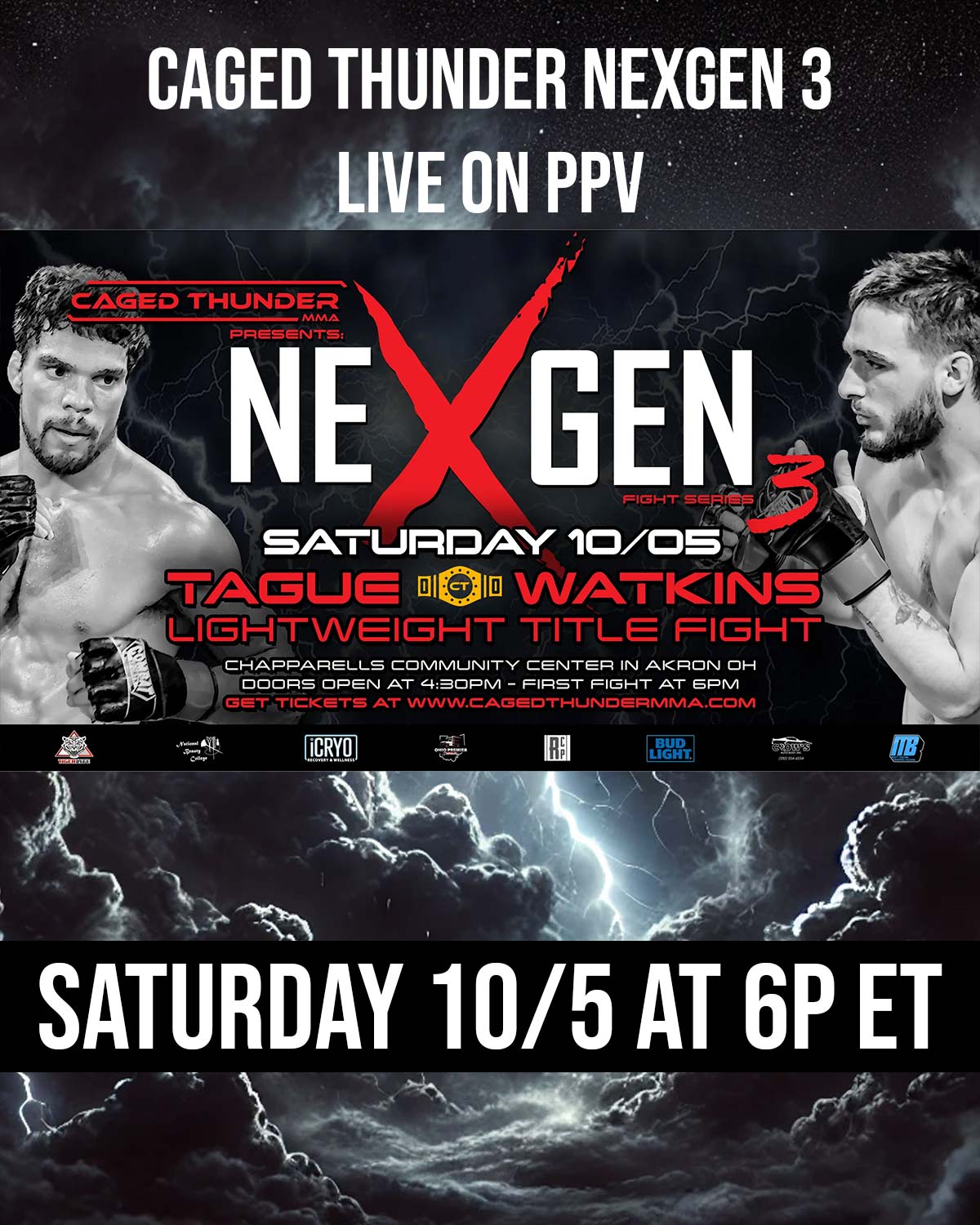 Nexgen Fight Series 3 Live on Combat Sports Now