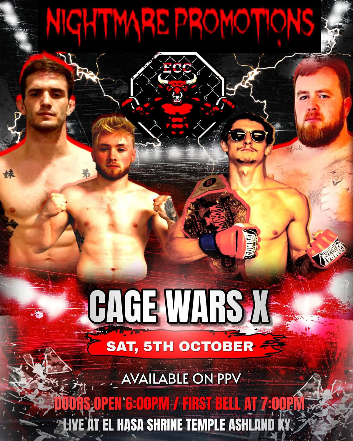 ECC Cage Wars 10 Live on Combat Sports Now