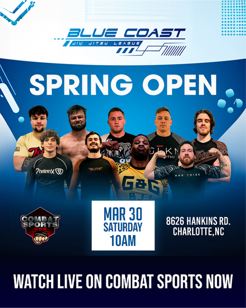 Blue Coast BJJ League Spring Open Live on Combat Sports Now