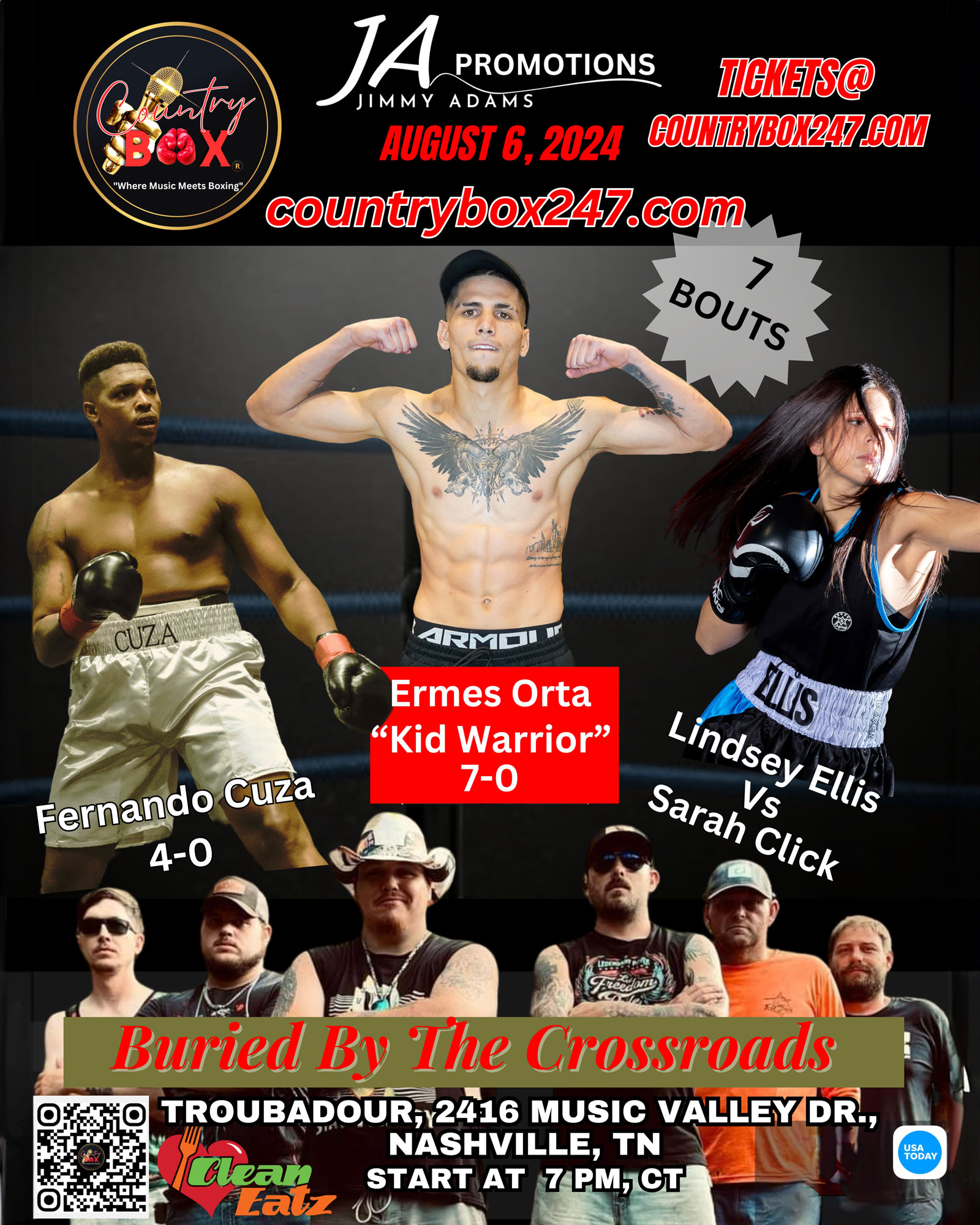 Country Box Aug 6 2024 Live on Combat Sports Now