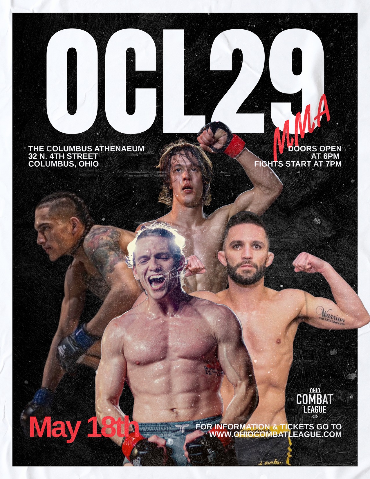 OCL 29 Live on Combat Sports Now