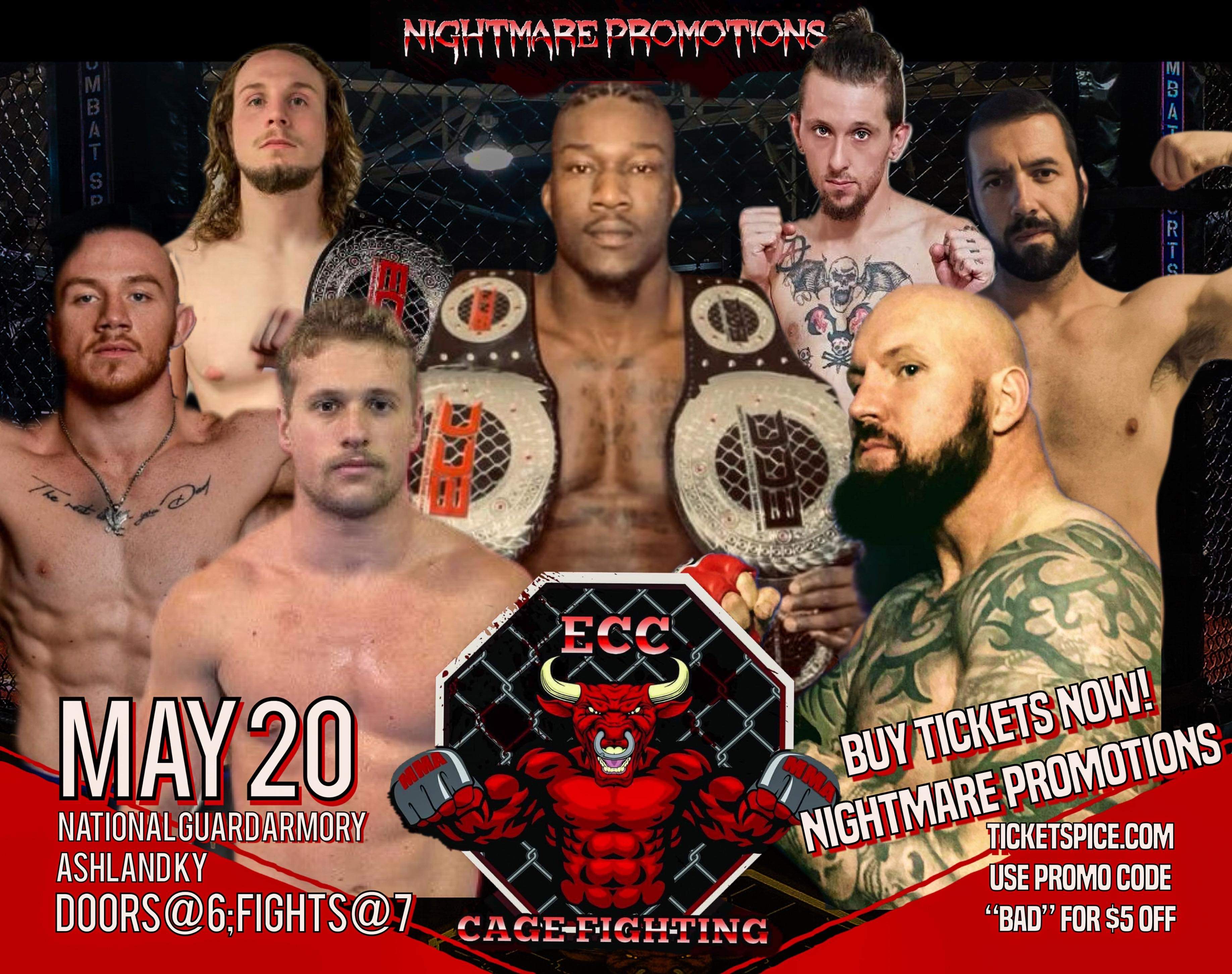 Watch ECC Cage Wars 5 on Combat Sports Now