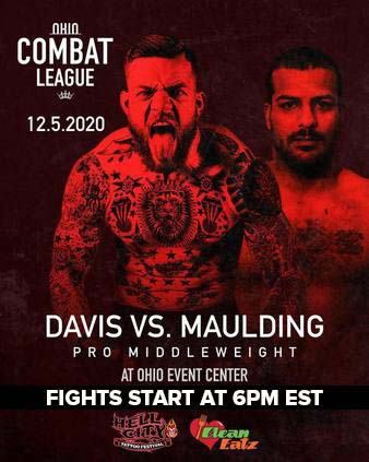 Ohio Combat League 8: Davis vs Maulding Live on Combat Sports Now