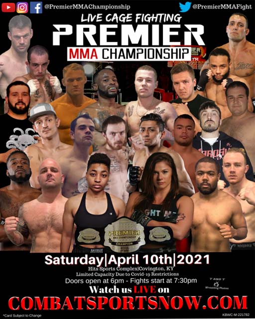 Watch Premier MMA Championship 16 on Combat Sports Now